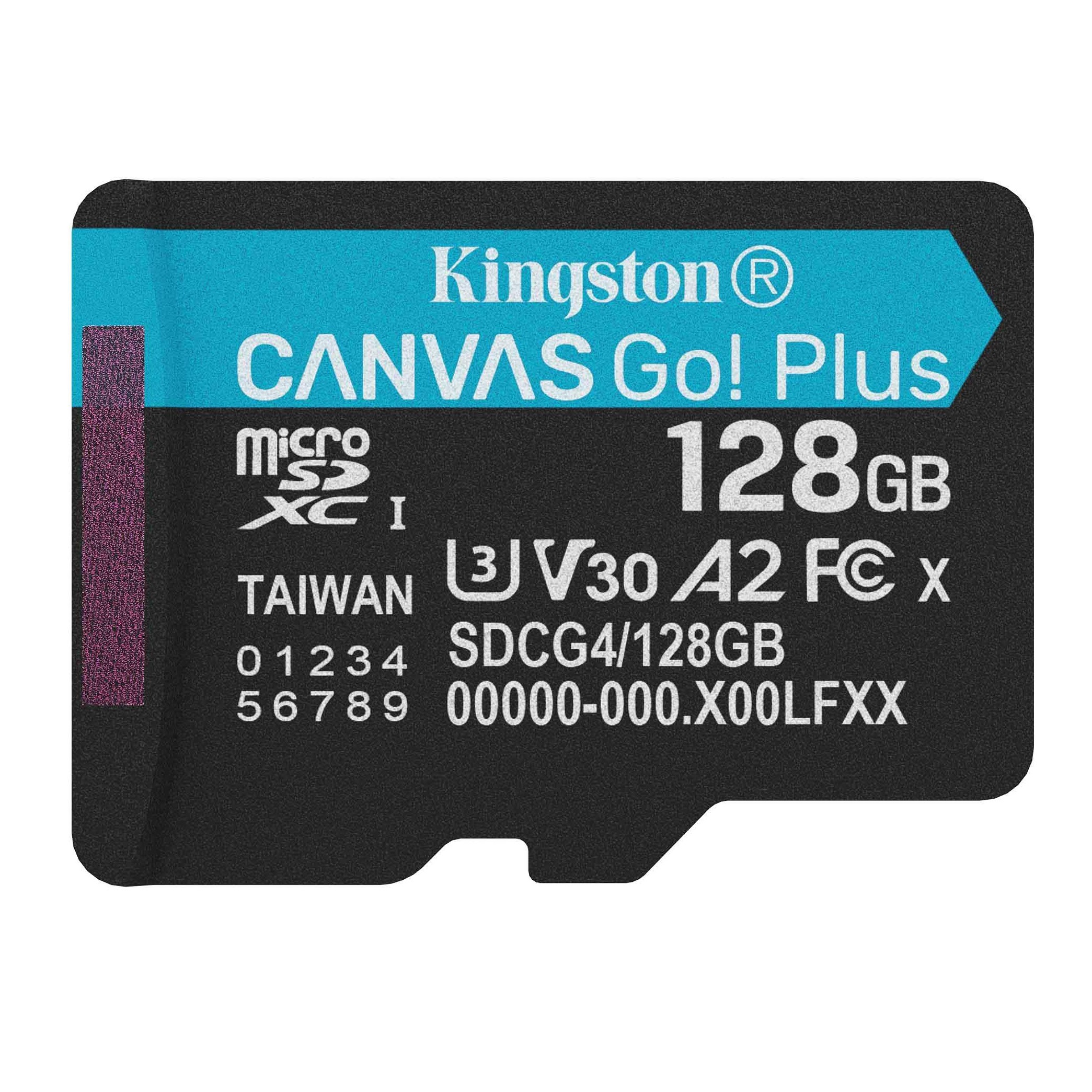 MICRO SD CARD KINGSTON 128GB CANVAS Go Plus