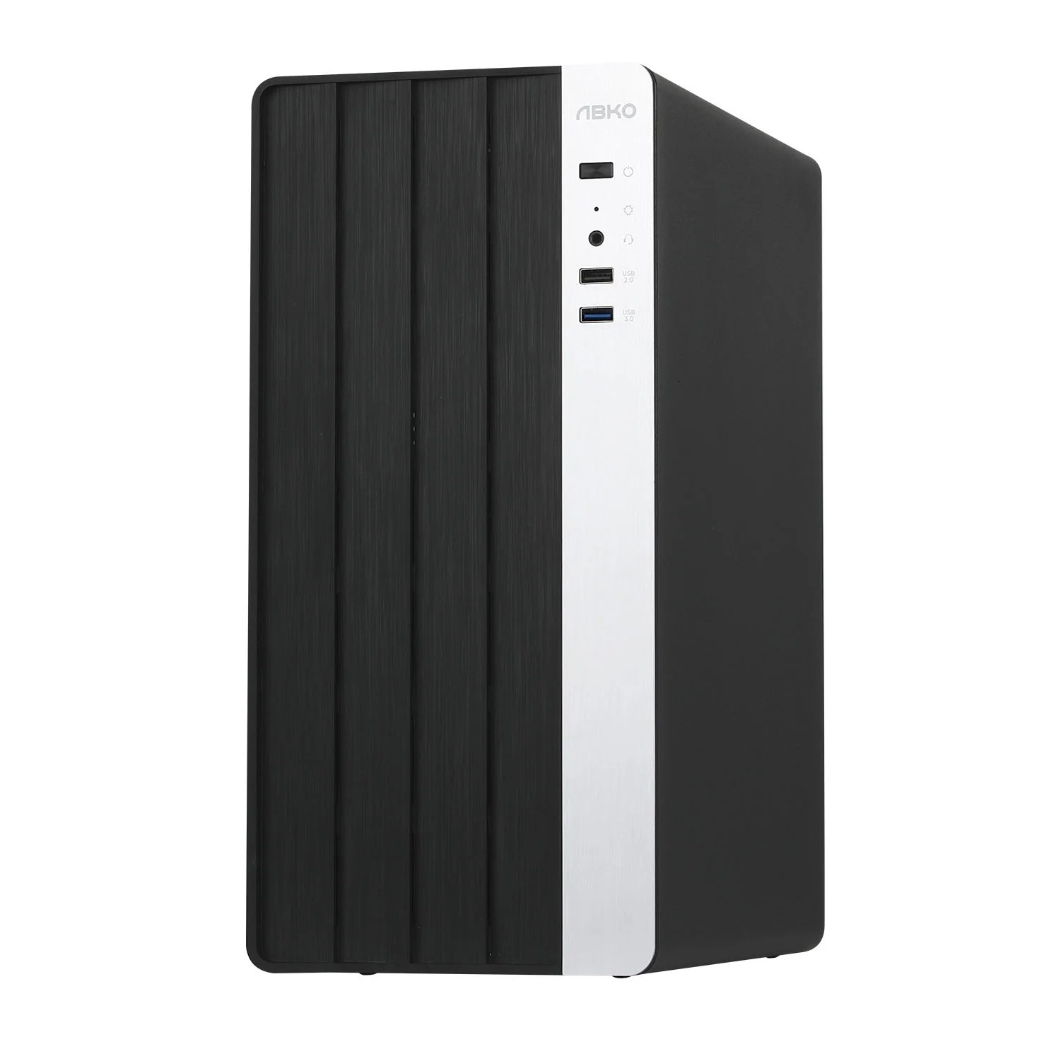 ABKO O20M Mid Tower Case 500W90mm fan, 0.8mm SPCC steelVGA: 260mm, CPU Cooler: 145mm, M-ATX