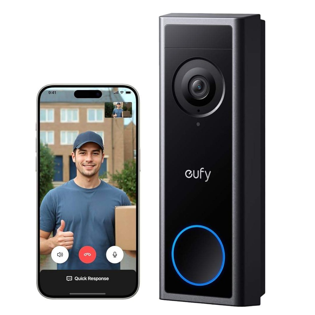 Anker, eufy Video Doorbell C30 2K, Black