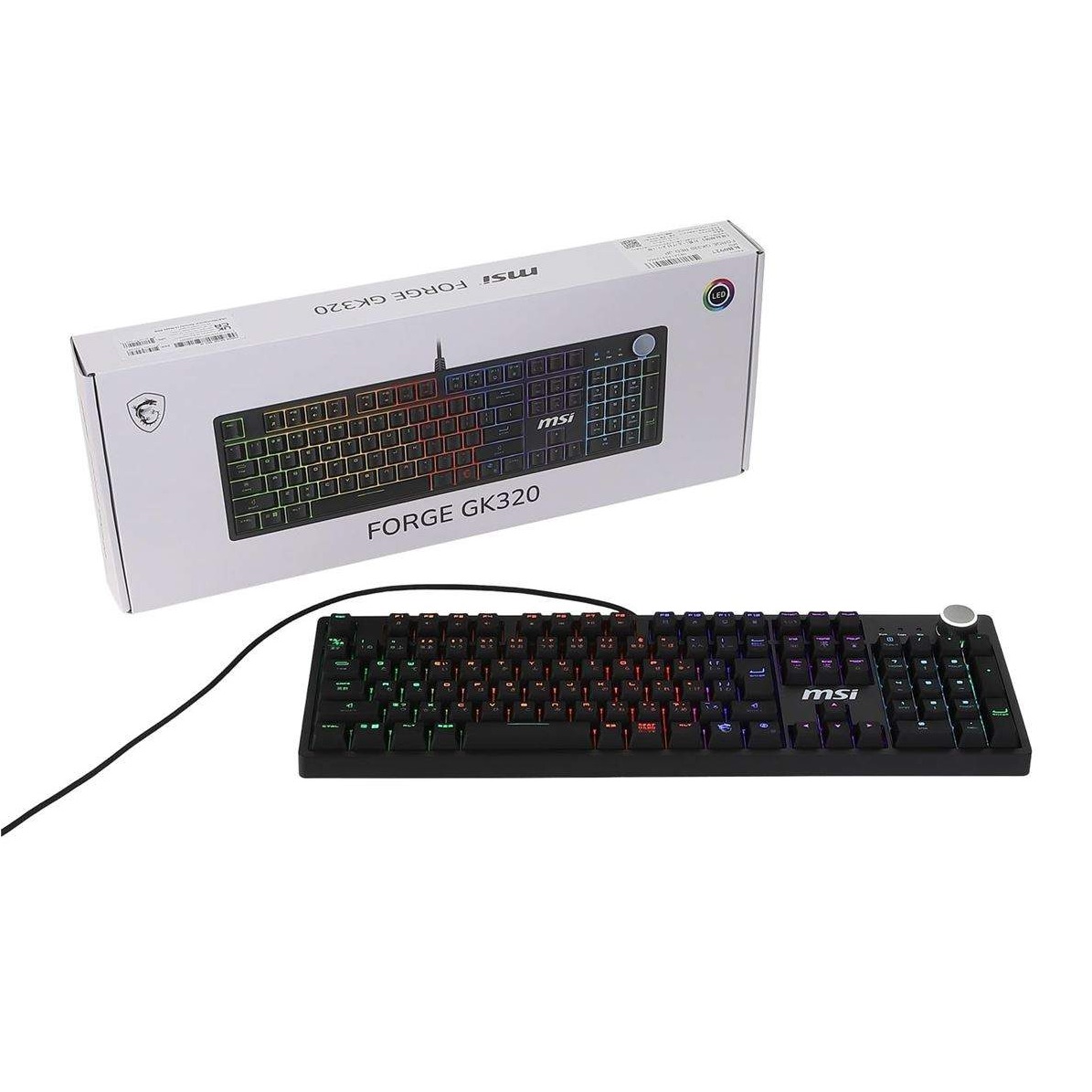 KB MSI FORGE GK320 RED US