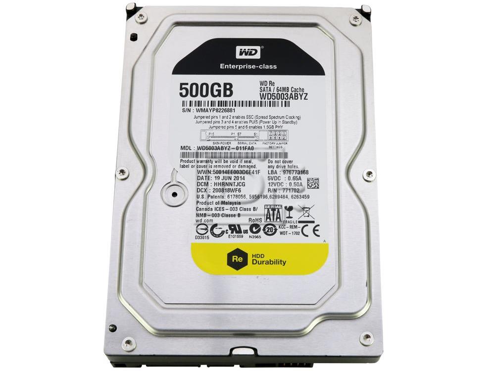 WD HDD 500GB SATA3 64MB7200 RPM,Pull Drive,