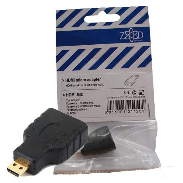 ADAPTER micro HDMI-M to HDMI-F