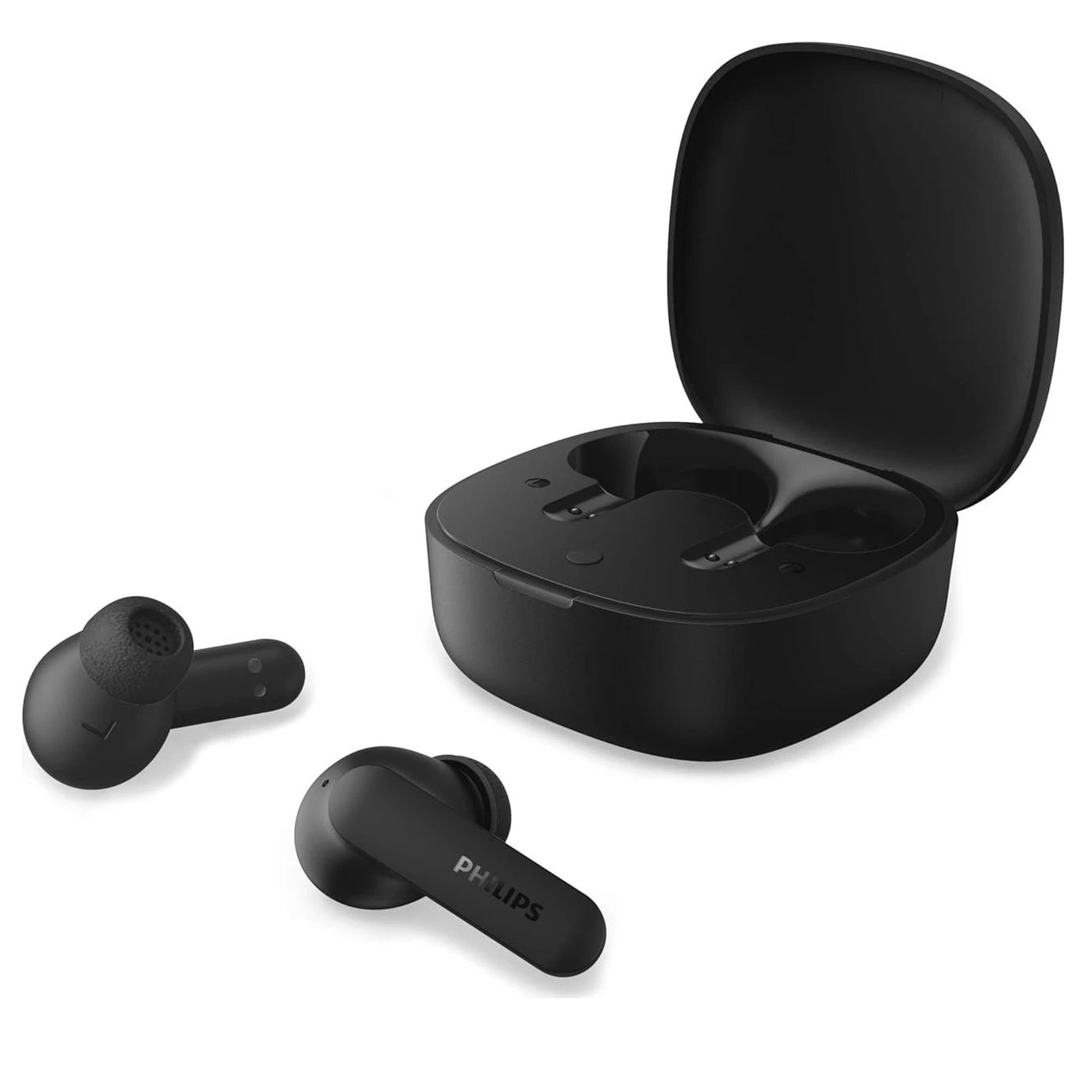 Philips TAT2100BK BT slušalicedo 36h baterija; BT 6.0; IPX4; 4 mikrofona; pogonske jedinice od 10 mm