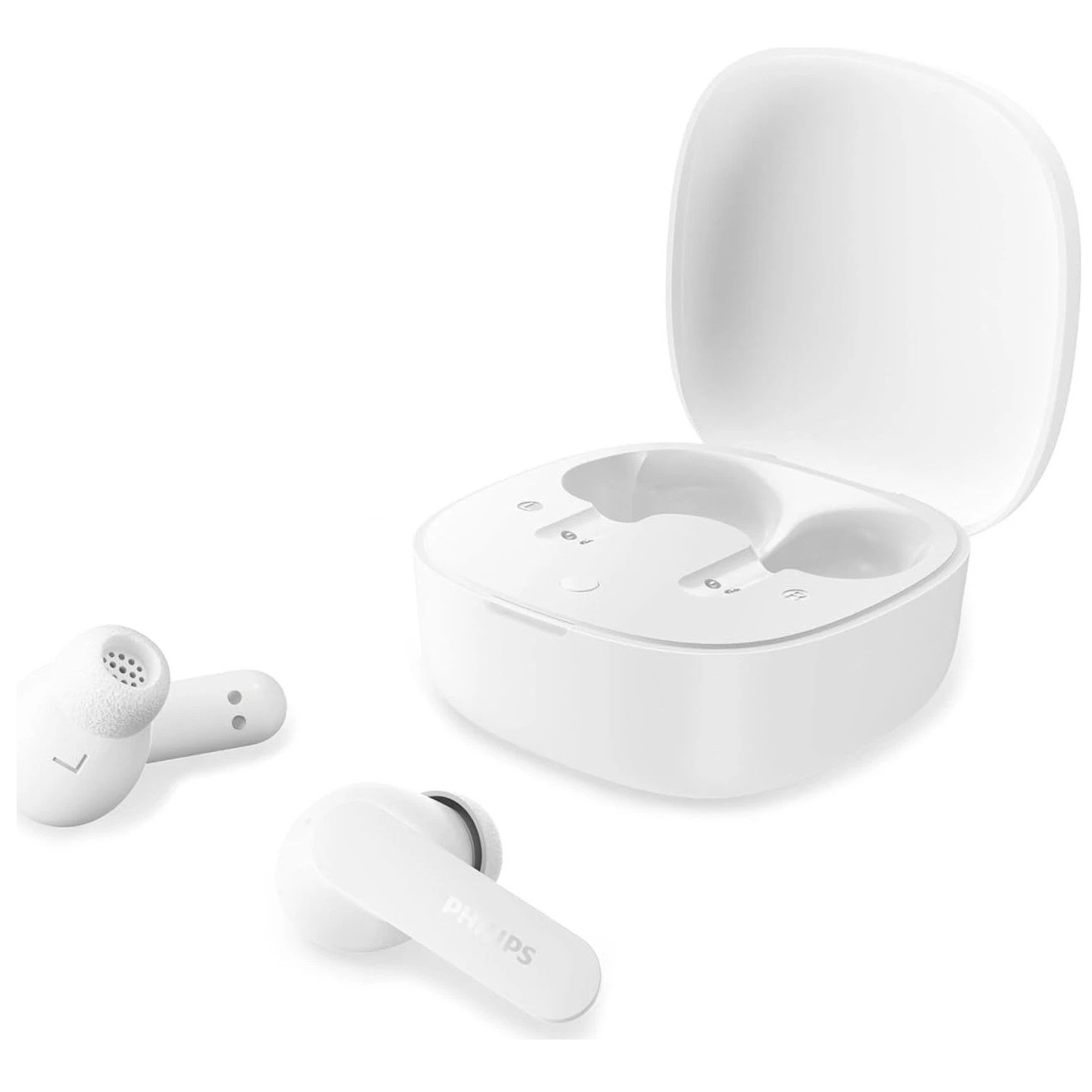 Philips TAT2100WT BT slušalicedo 36h baterija; BT 6.0; IPX4; 4 mikrofona; pogonske jedinice od 10 mm