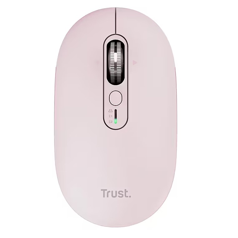 Trust SERON Hyperscroll slimWRLS, miš, PINK