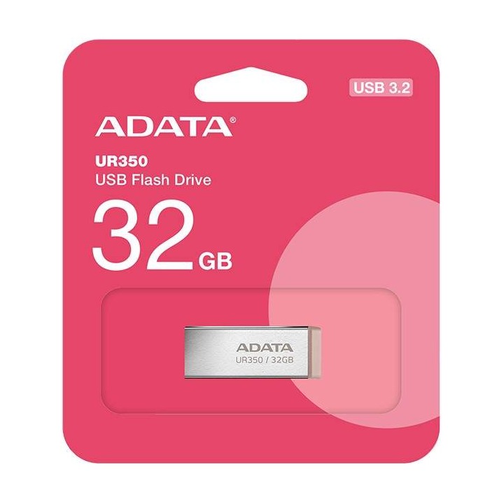 ADATA USB 32GB UR350 3.2 Smeđi Metal Style 100Mbps