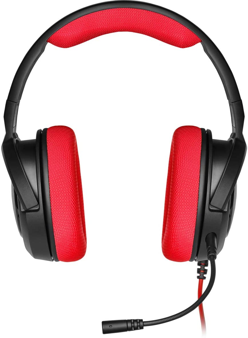 CORSAIR HS35 Red Wired