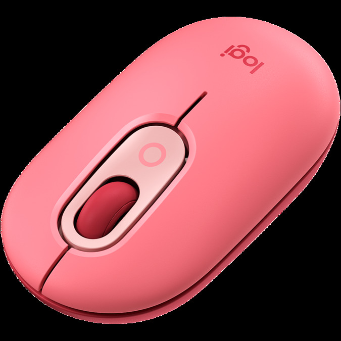 LOGITECH POP Mouse with emoji - HEARTBREAKER_ROSE - 2.4GHZ/BT - EMEA - CLOSE BOX
