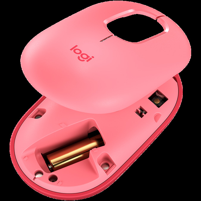LOGITECH POP Mouse with emoji - HEARTBREAKER_ROSE - 2.4GHZ/BT - EMEA - CLOSE BOX