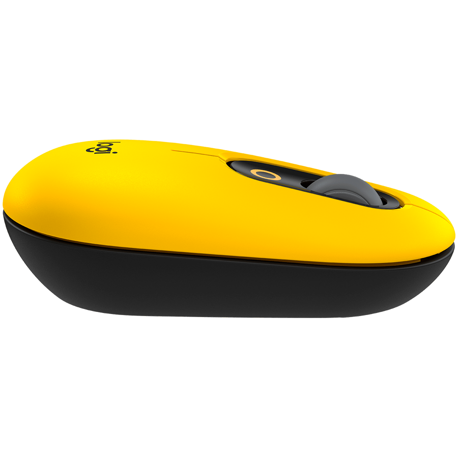 LOGITECH POP Mouse with emoji - BLAST_YELLOW - 2.4GHZ/BT - EMEA - CLOSE BOX