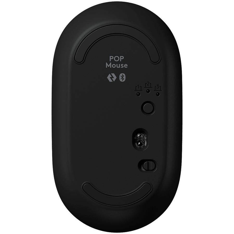 LOGITECH POP Mouse with emoji - BLAST_YELLOW - 2.4GHZ/BT - EMEA - CLOSE BOX