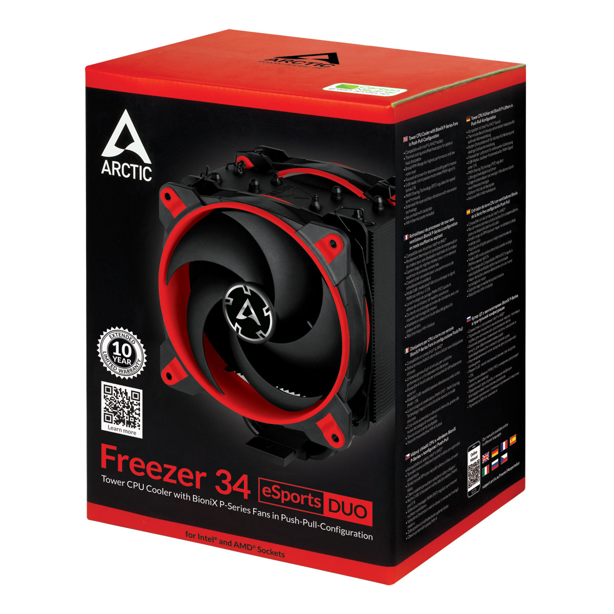 Freezer 34 eSports DUO - Red