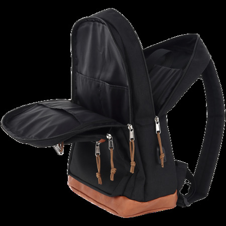 Laptop backpack for 15.6 inch450MMx310MM x 160MMExterior materials: 90% Polyester+10%PUInner materials:100% Polyester