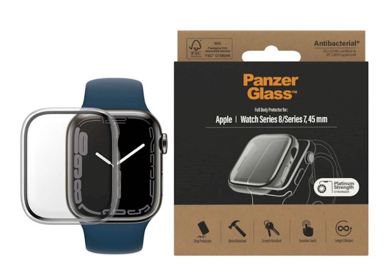 Zaštitni okvir PanzerGlass Apple watch 8/7 45mm