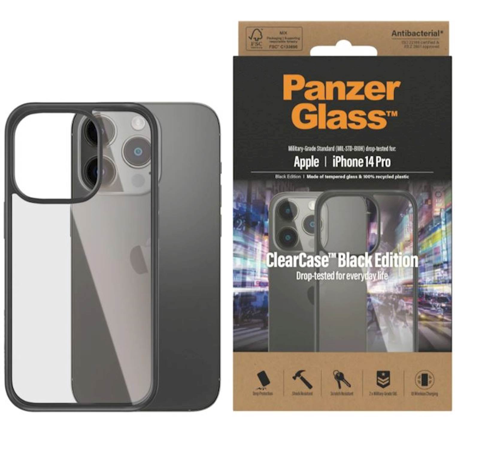 Providni okvir PanzerGlass iPhone 14 Pro Black