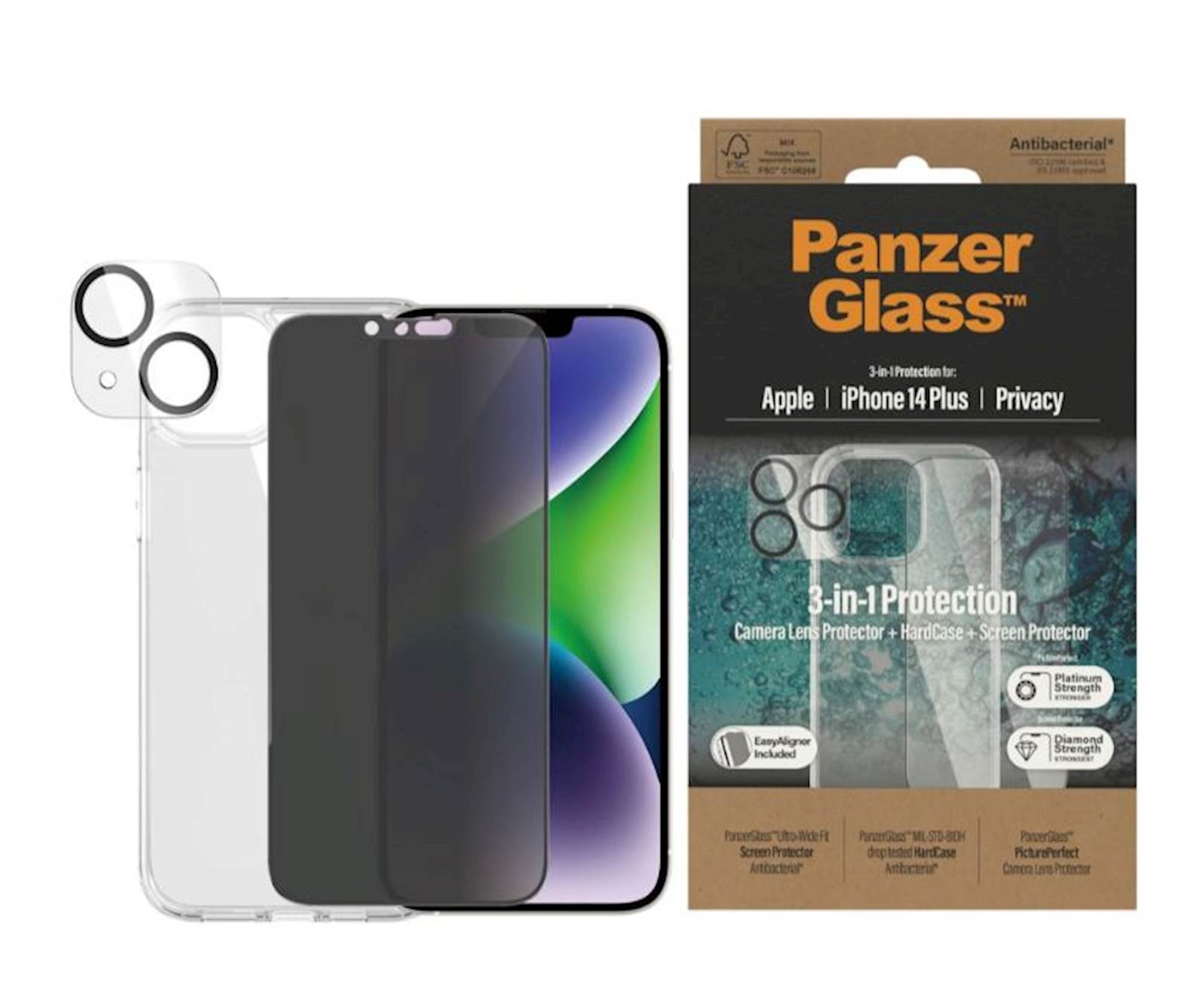 Bundle PanzerGlass iPhone 14+ Privacy