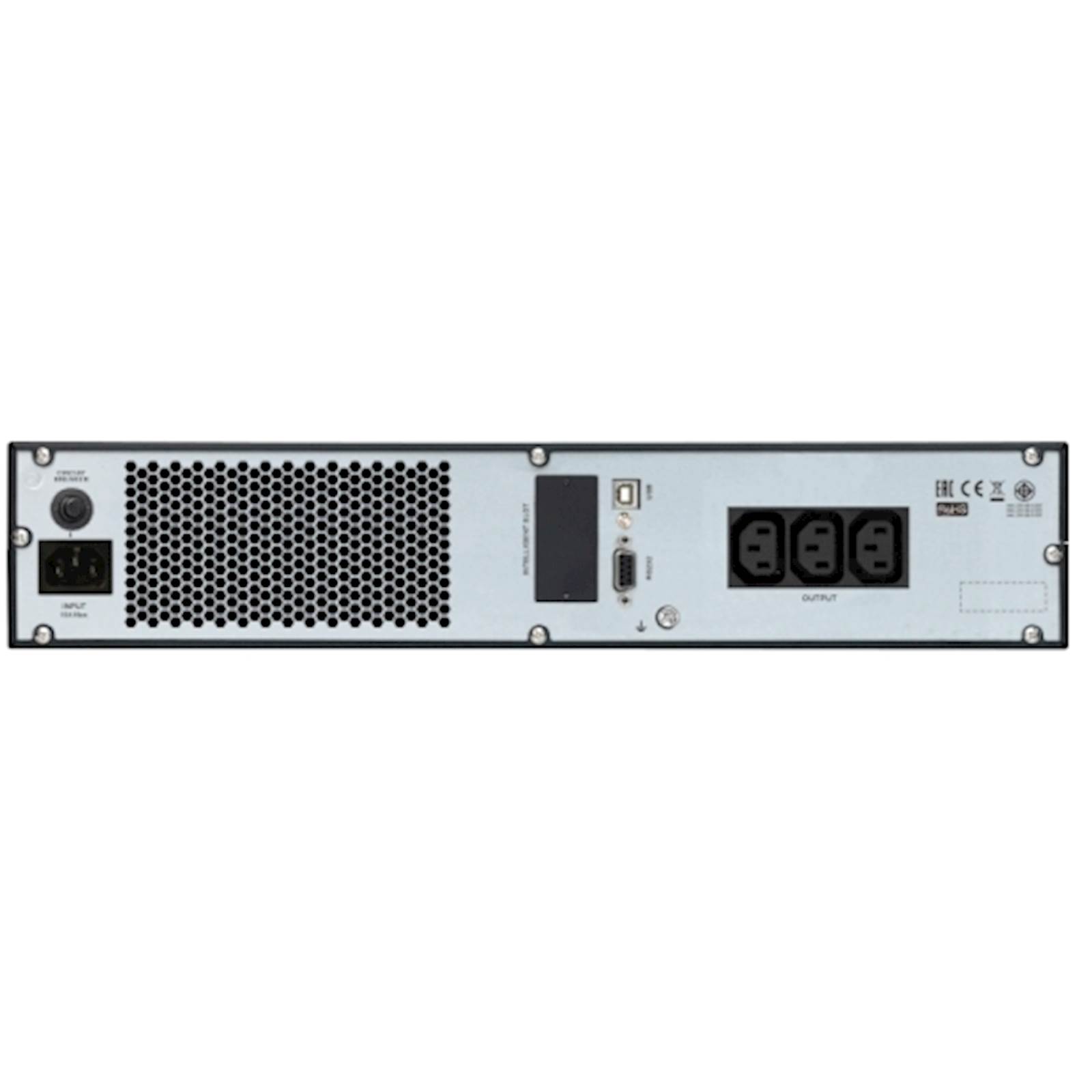 Easy UPS On-Line APC,1000VA/800W, Rackmount 2U, 230V,3xIEC C13 utičnice,Intelig. slot za kart,LCD  