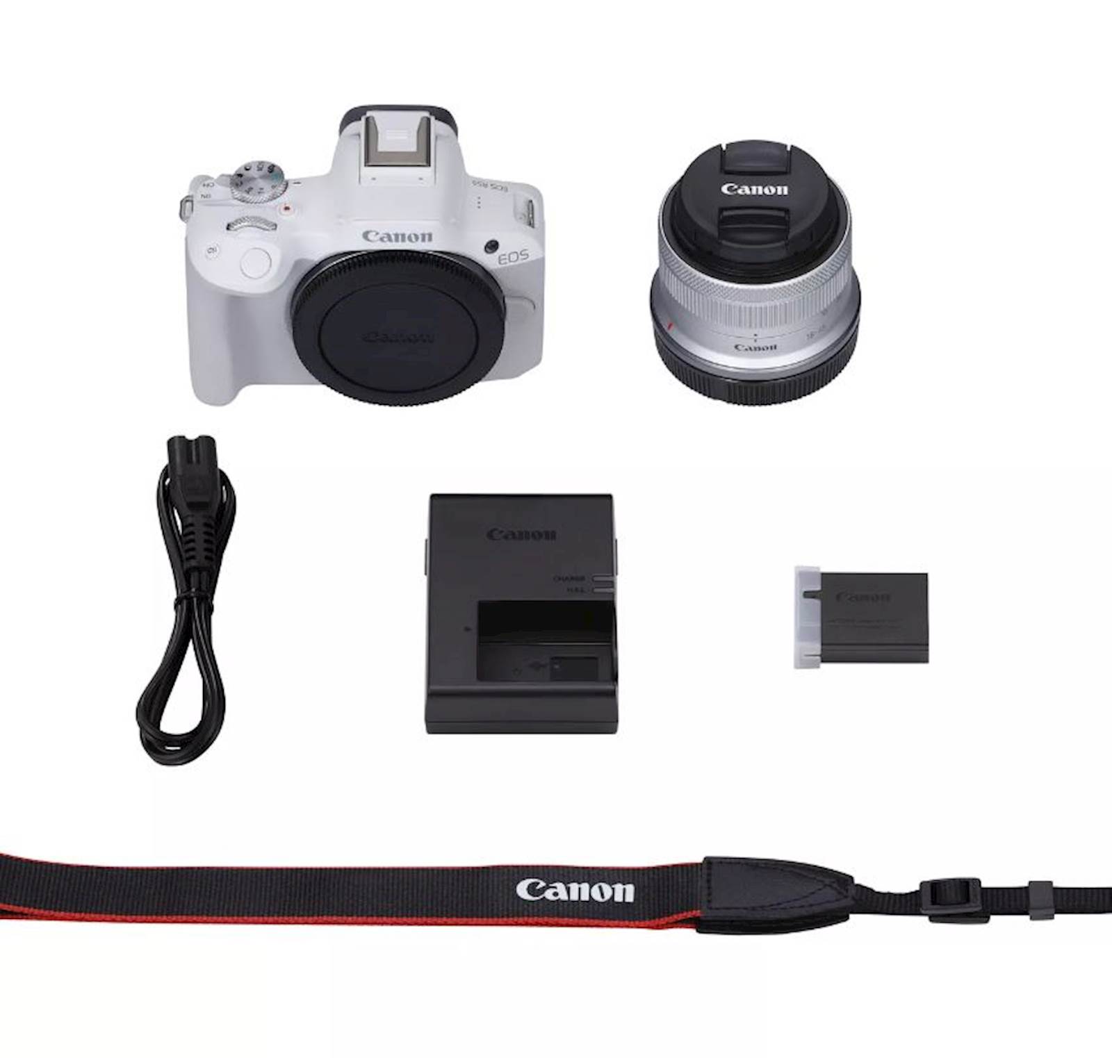 Fotoaparat CANON R50 + RFS18-45 WH