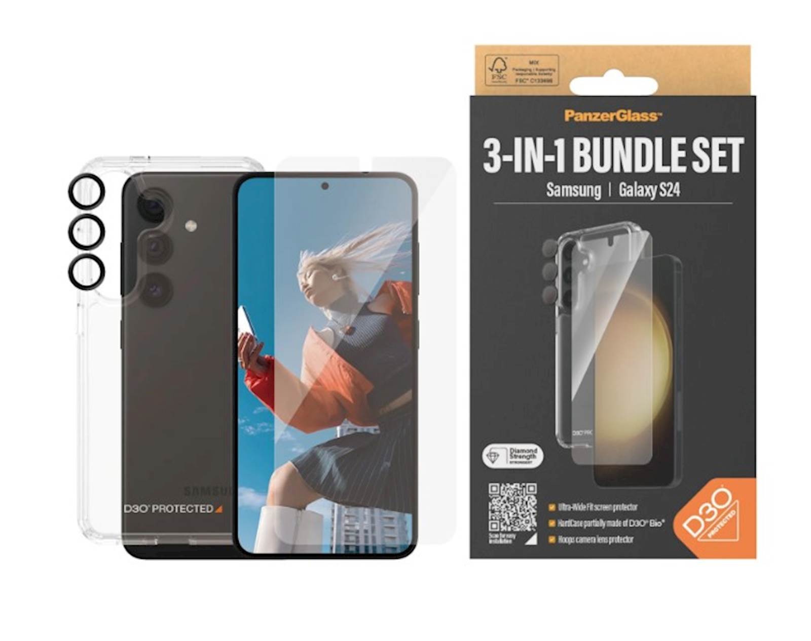Bundle PanzerGlass Galaxy S24