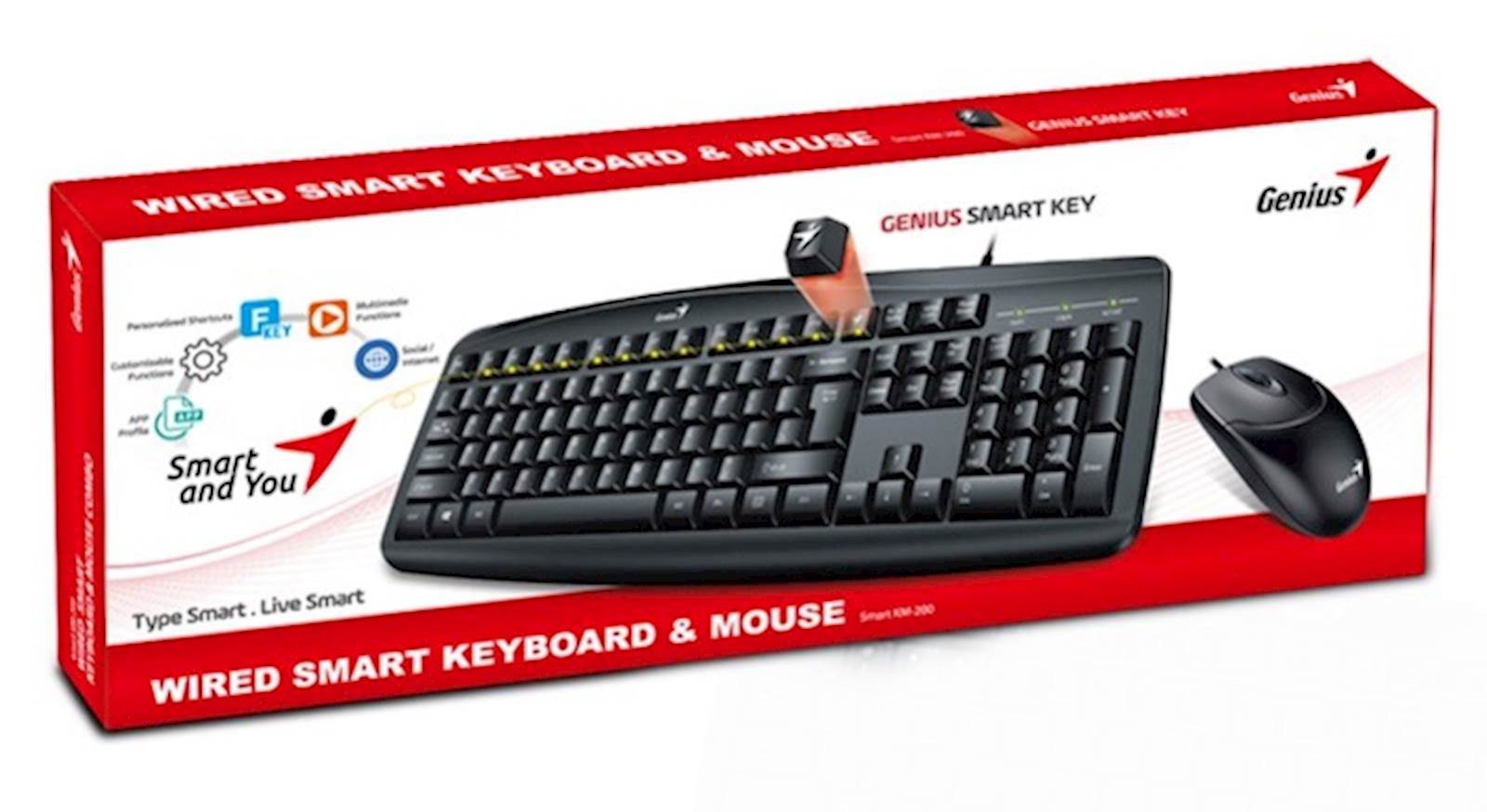TASTATURA GENIUS SMART KM-200 + MIŠ
