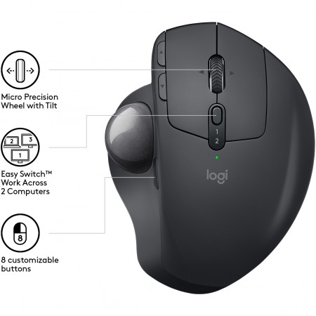 MIŠ LOGITECH MX ERGO Wireless Graphite