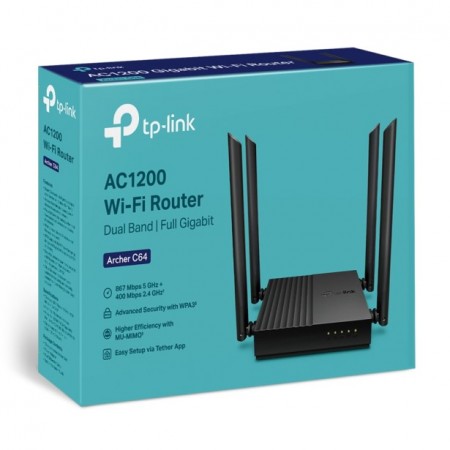 ROUTER TP-LINK Archer C64 Dual Band Full Gigabit