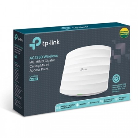 ACCESS POINT TP-LINK EAP225 Dual Band Ceiling Mount AC1350