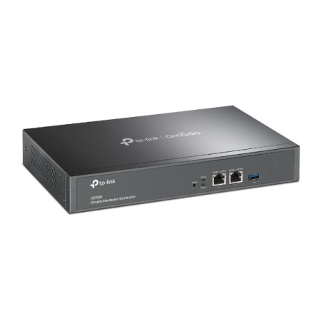 TP-Link OC300 Omada Hardware Controller, 2× 10/100/1000  Ports, 1× USB 3.0 Port, Cloud Access, Up to 500 Omada access points, 100 Omada switches, and 100 Omada routers, Multi-site Management, Omada App, Metal casing, Rack-Mountable
