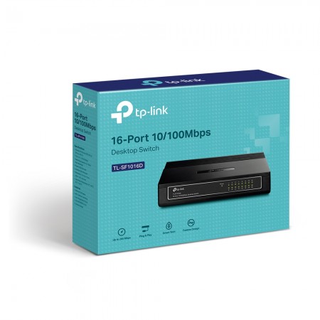 SWITCH TP-LINK TL-SF1016D 16-PORT 10/100