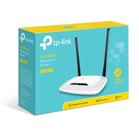 ROUTER TP-LINK TL-WR841N 300Mbps/4x10/100Mbps/1xWAN/IEEE802.11n/2x5dBi