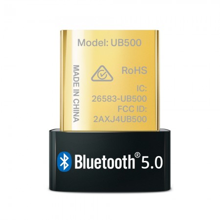 TP-Link UB500 Bluetooth 5.3 Nano USB Adapter, Nano size, USB 2.0, Plug and Play, Supports Windows 11/10/8.1/7