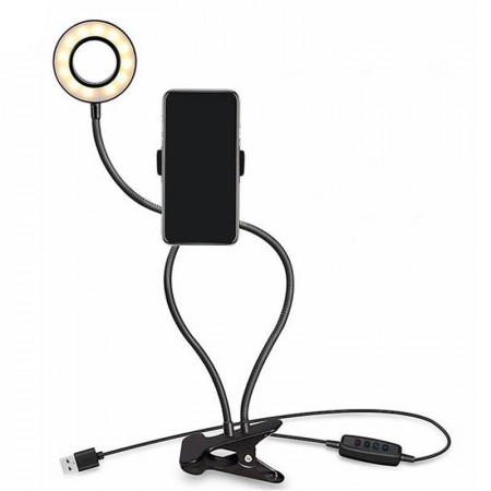 XO BGD001 Smartphone Led Ring 3" Holder Black