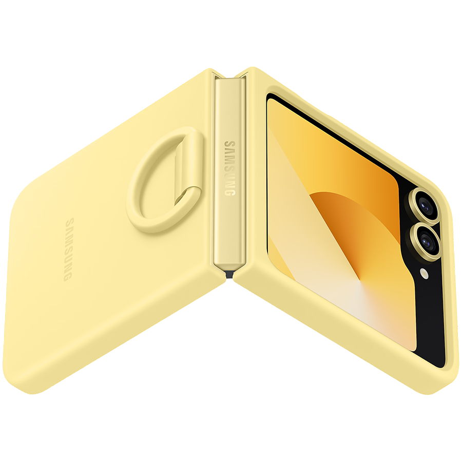 Samsung Galaxy Z Flip6 Silicone Case Yellow