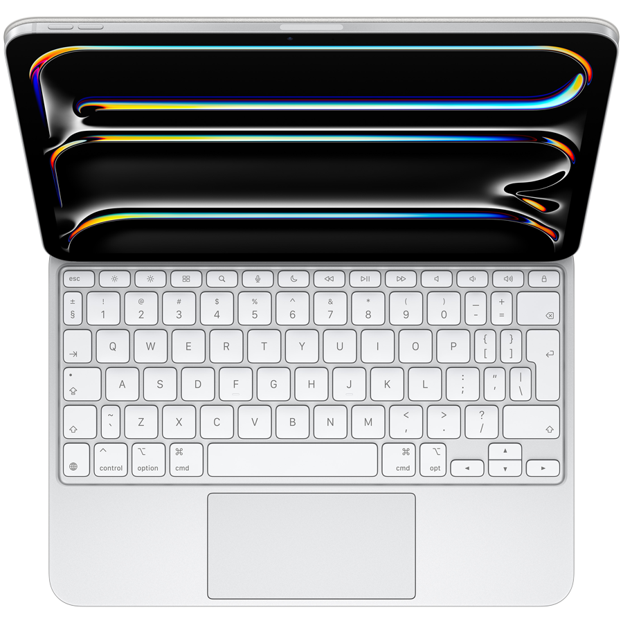 Magic Keyboard for iPad Pro 11‑inch (M4) - International English - White,Model A2975