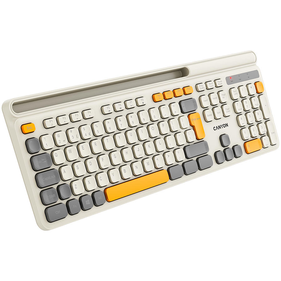 CANYON keyboard HKB-W03 EN/AD AAA Wireless Beige