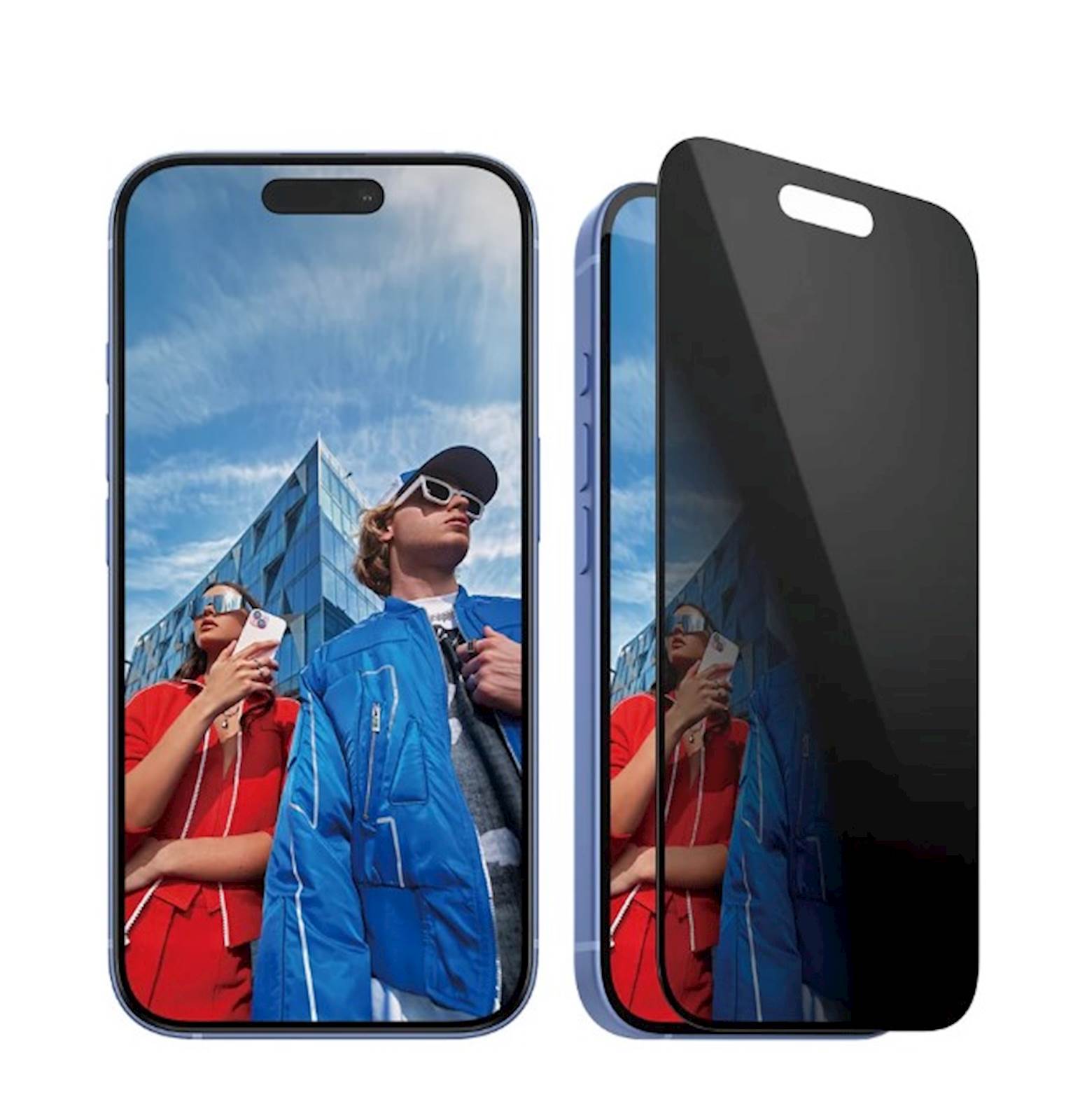 Zaštitno staklo PG iPhone 16/15 Privacy