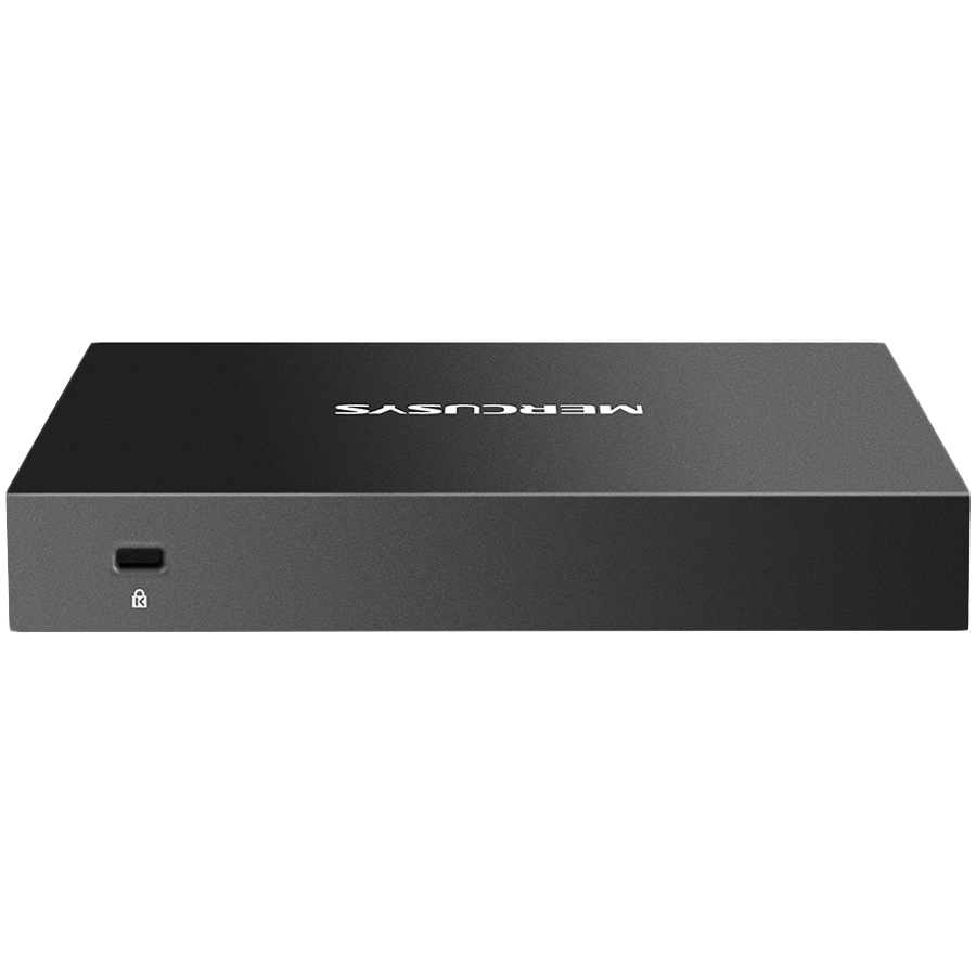 Mercusys MS108GS 8-Port Gigabit Desktop Switch, 8× Gigabit Ports, Desktop Steel Case, Wall Mounting, Plug and Play, Power Saving, Compact design, Green Ethernet technology, Silent