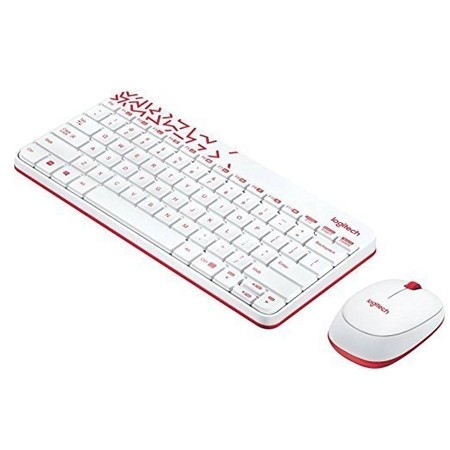 Logitech Desktop set Wireless MK240 White