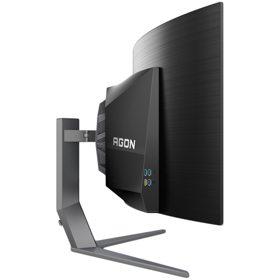 AOC Monitor LED AG456UCZD AGON PRO 44.5" Curved OLED 3440x1440 240 Hz 0.03ms HDR 10 1000 cd/m2 FreeSync Premium and G-Sync Compatible 4-sided frameless FULL ERGO 2xHDMI 1xDP USB-C 90W