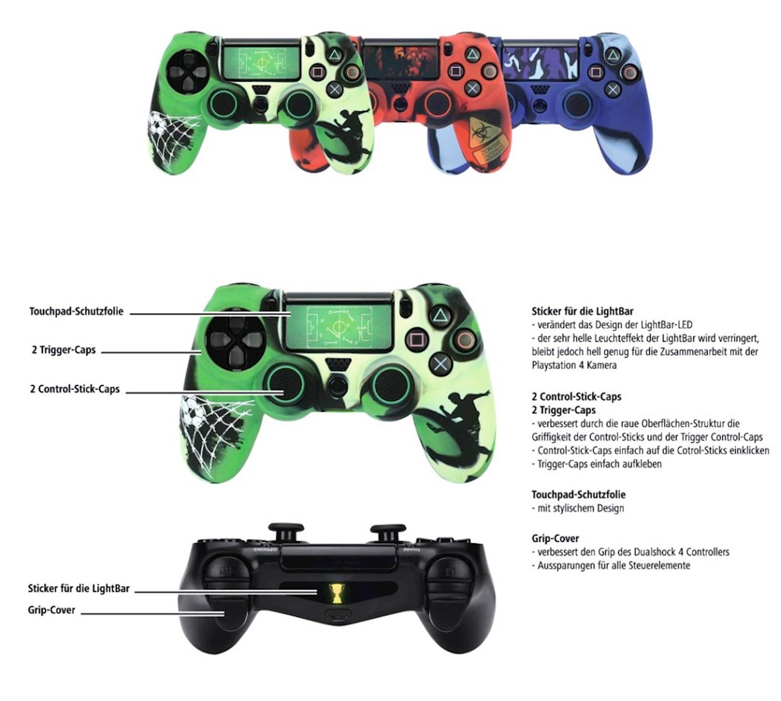 Paket dodataka HAMA za PS4/SLIM/PRO Dualshok 4 kontroler