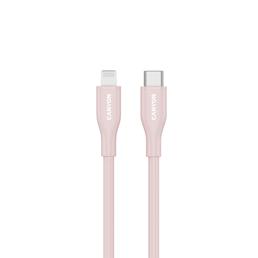 CANYON cable CLNM60 C-L 60W MFI 1m Silicon Pink