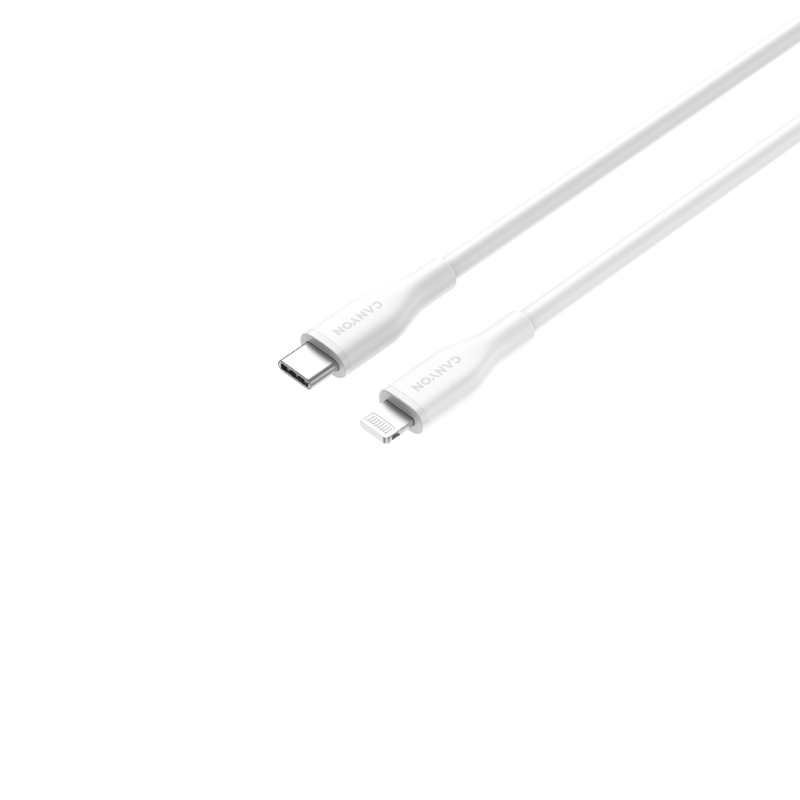 CANYON cable CLNM60 C-L 60W MFI 1m Silicon White