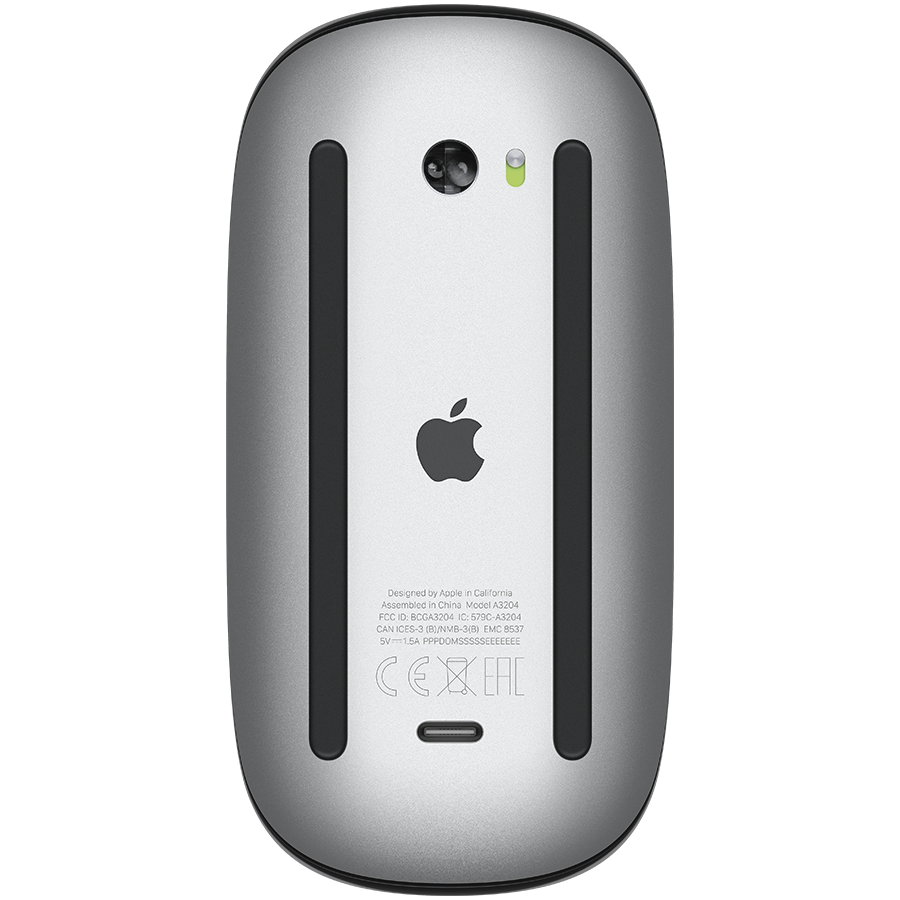 Magic Mouse - Black Multi-Touch Surface,Model A3204