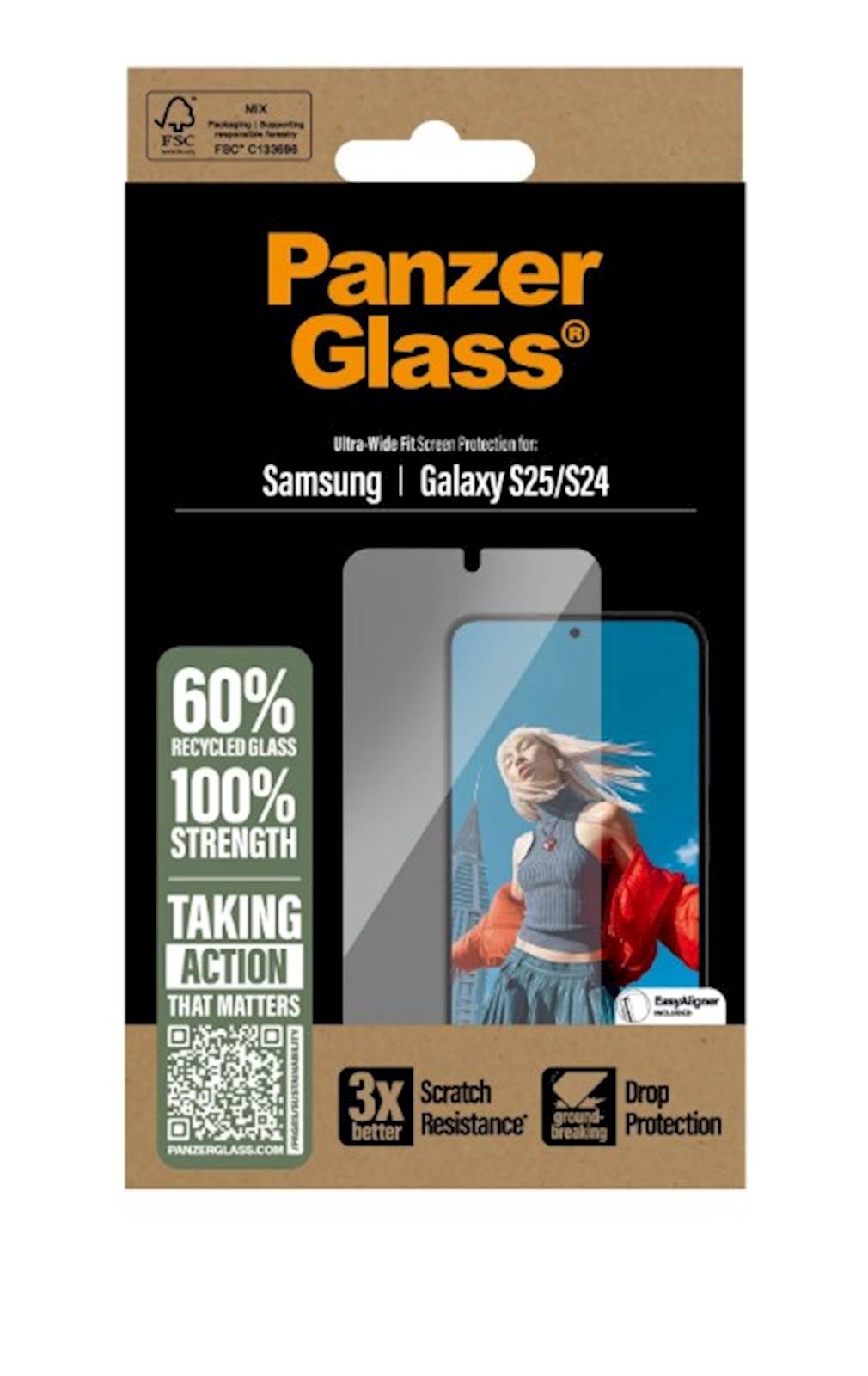 Zaštitno staklo PanzerGlass Galaxy S25