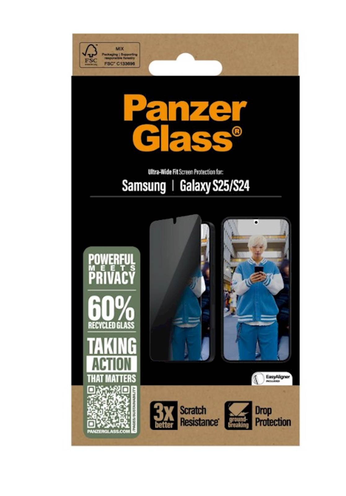ZAŠTITNO STAKLO PANZERGLASS GALAXY S25 Privacy
