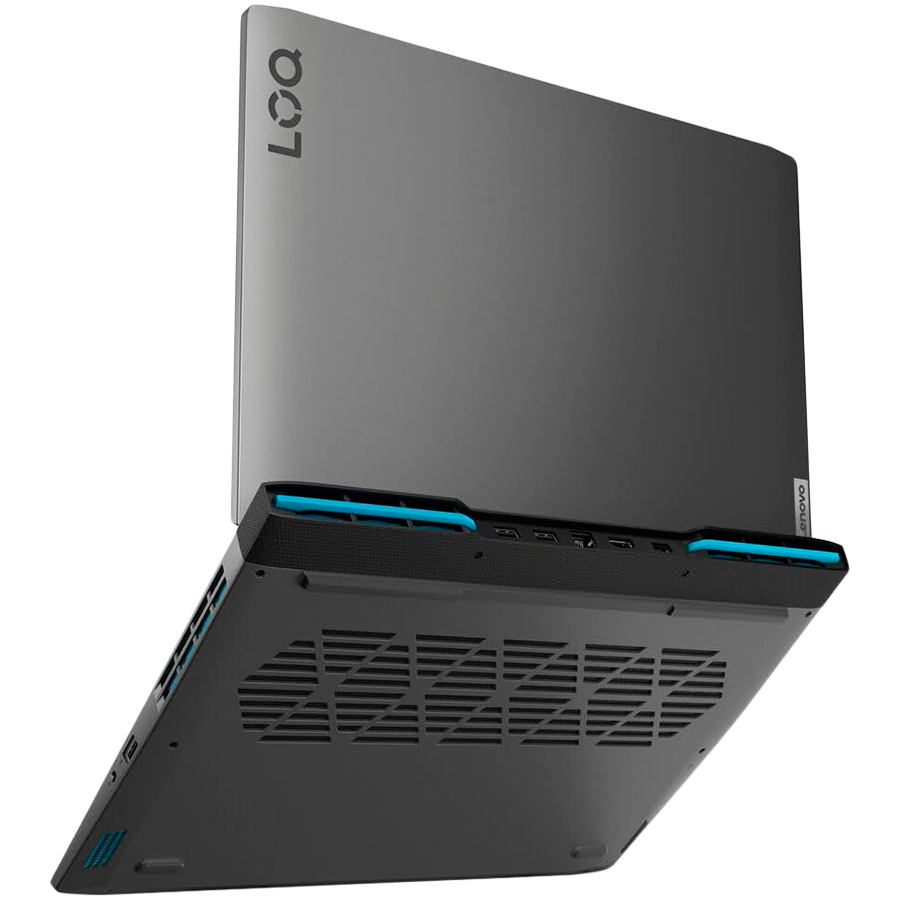 LOQ 15ARP9, 15.6" (1920x1080) 300nits AG, Intel I5-12450HX up to 4.4 GHz, 12GB DDR5 4800MHz, 512GB SSD m.2, GeForce RTX 2050 4GB GDDR6, HD Cam + Mic, 3x USB 3.2, 1x USB-C 3.2, HDMI, RJ-45, 60Wh, Luna Grey, No Os, 2Yr