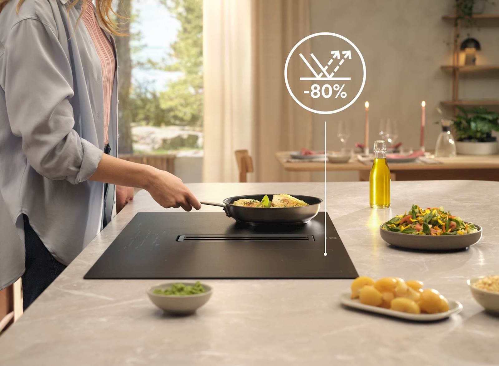 Ugradbena ploča sa napom Electrolux KCC84450CZ