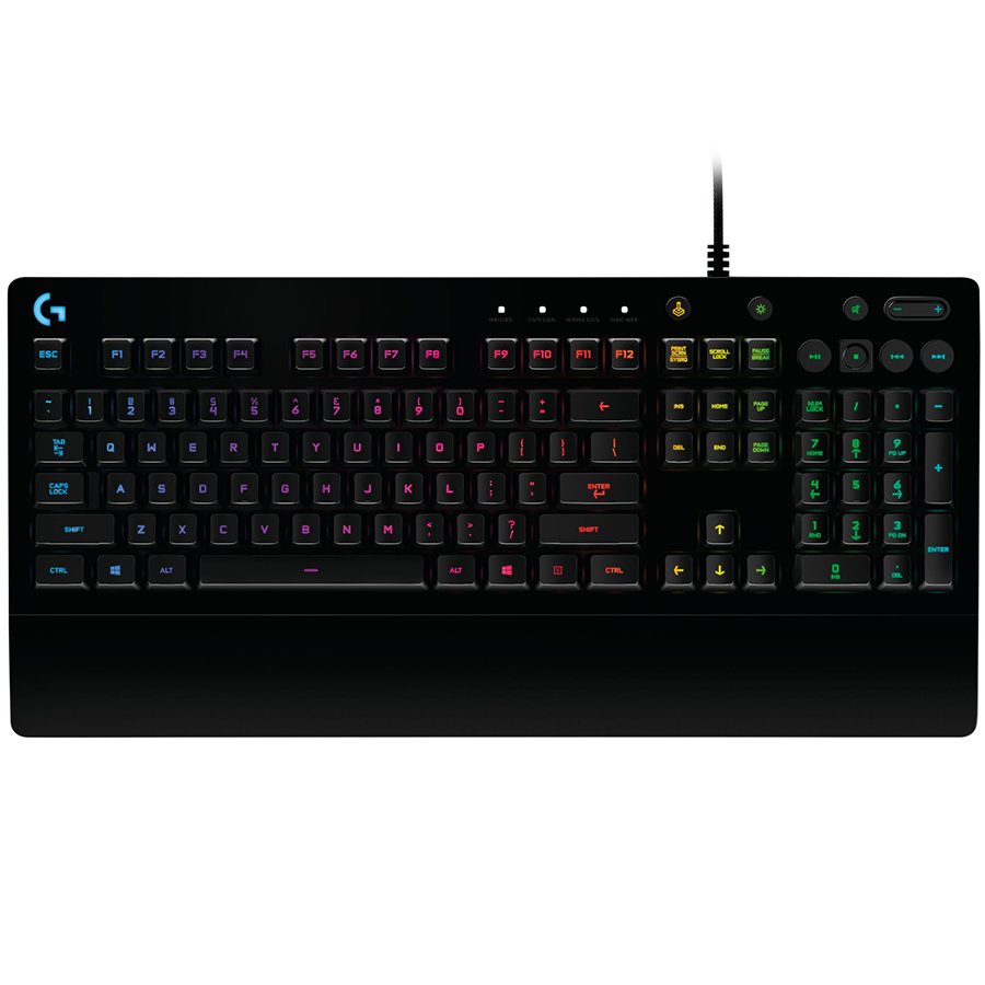 LOGITECH G213 Prodigy Corded RGB Gaming Keyboard - BLACK - HRV-SLV-SRB