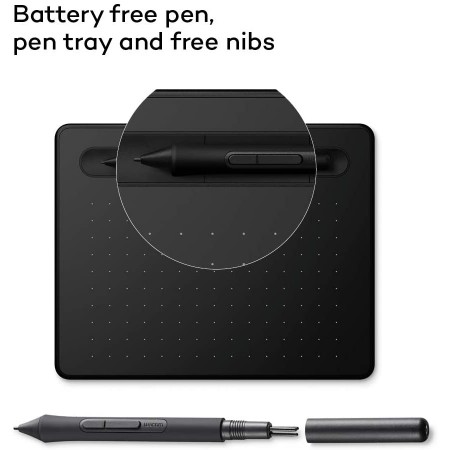 Wacom Grafički Tablet Intuos S Black