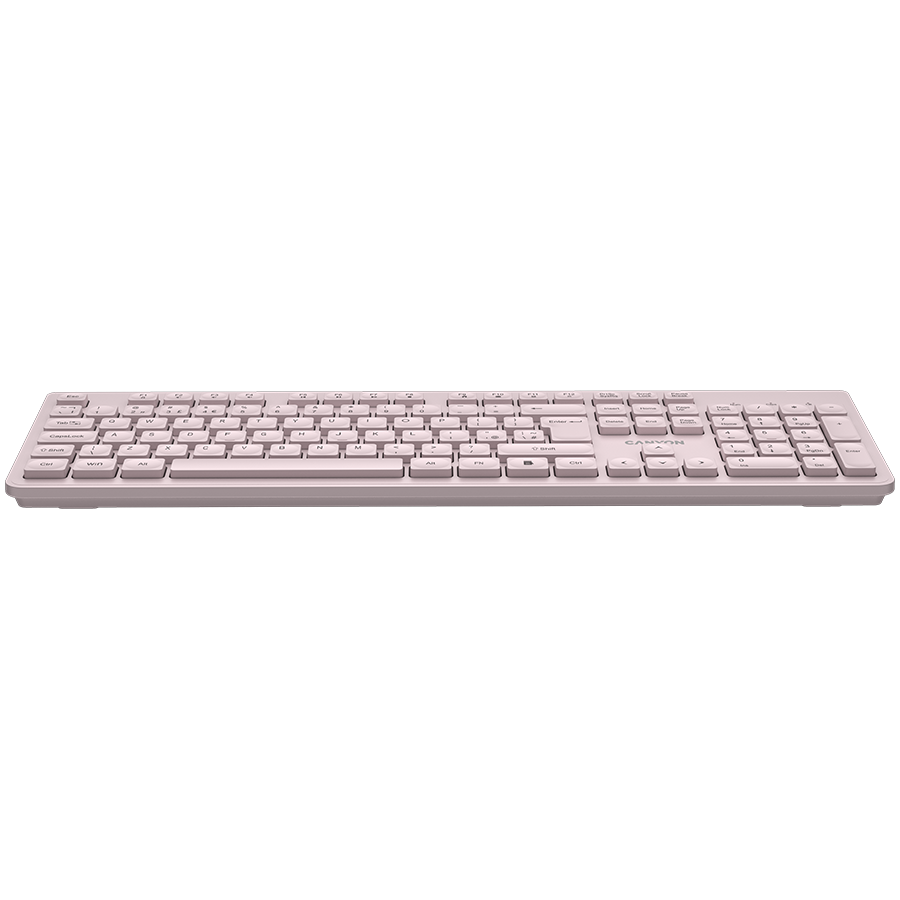 CANYON Keyboard HKB-W01 EN/AD AAA Wireless Beige